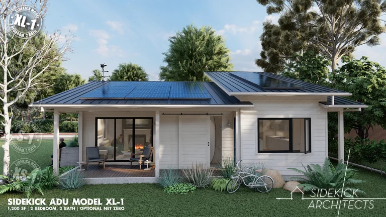 Approach View of Sidekick Model XL-1 Semi-Custom ADU Approach View of Sidekick Model XL-1 Semi-Custom ADU