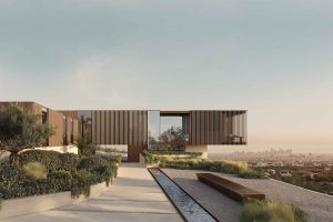 Modern Bel Air California Home view to Los Angeles 300x200