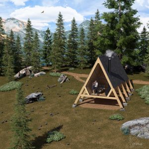 PrimalArchitects Hikers Cabin 300x300