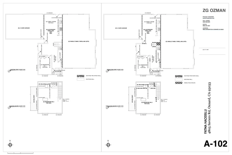4805 Saviers Rd Oxnard CA 93033 HACIOGLU ADU P9 03 A 102 EXISTING DEMOLITION FLOOR PLAN 768x512